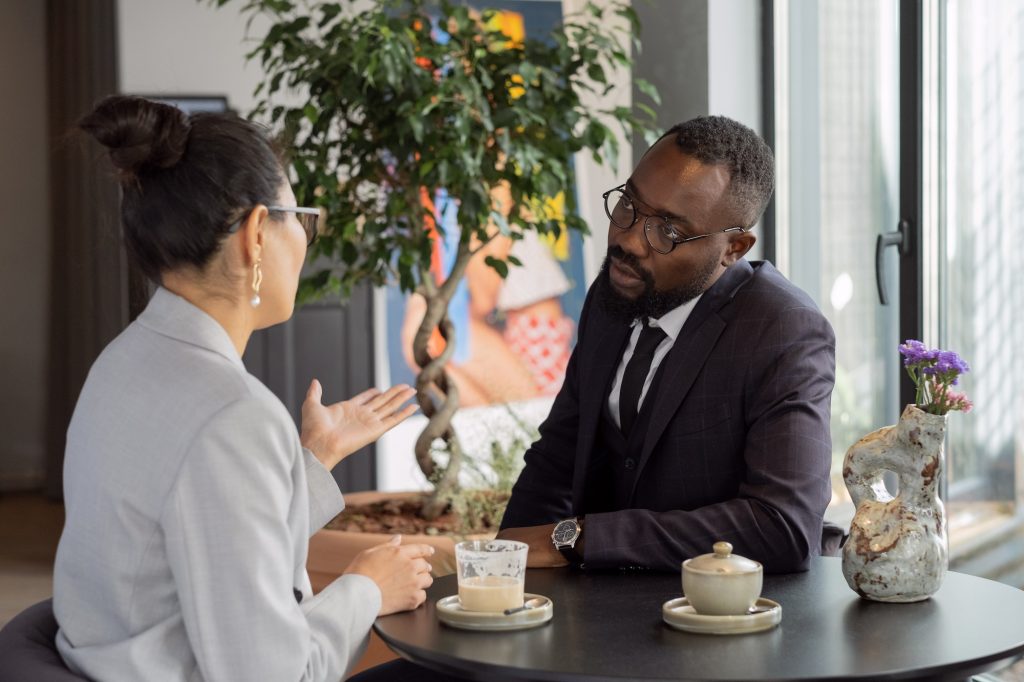 Conversation serious