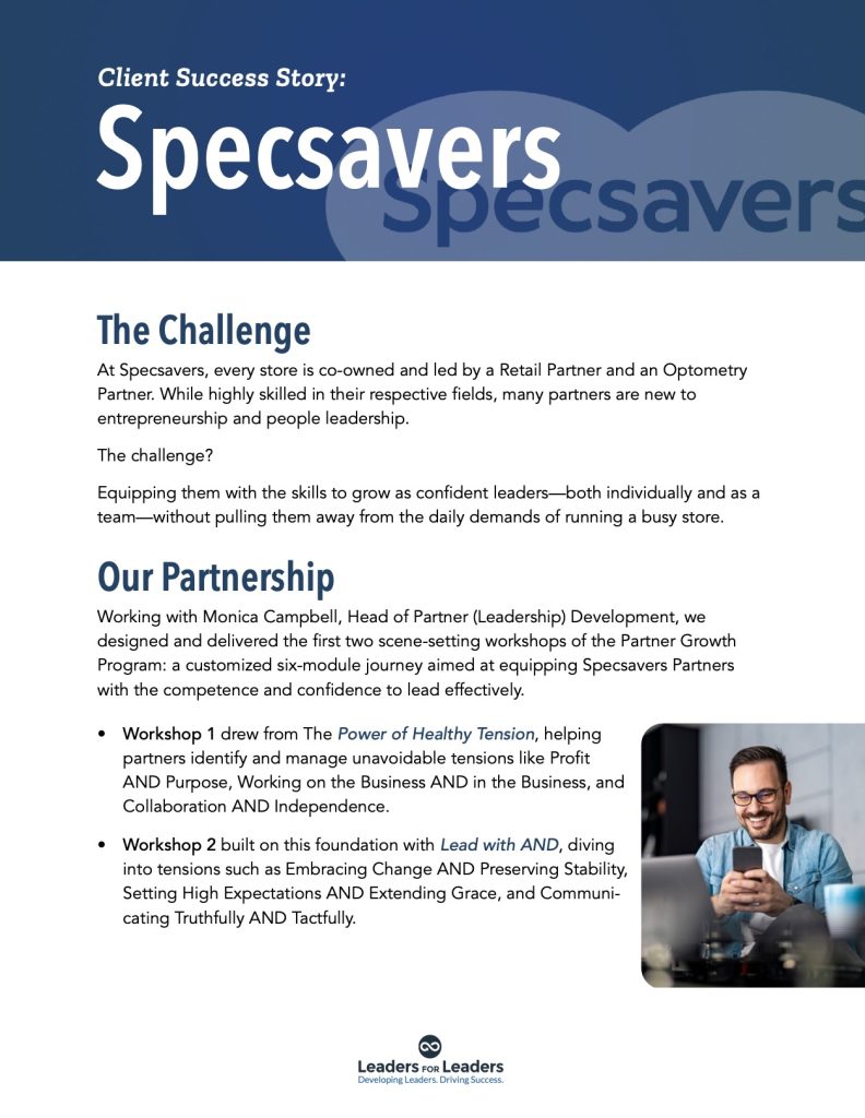 Client Story Specsavers